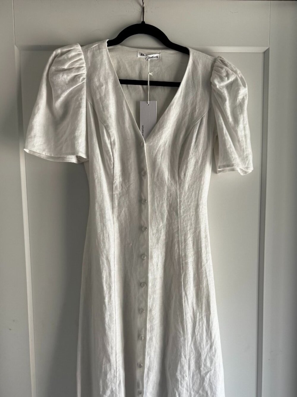 Reformation Newbury Linen Dress
